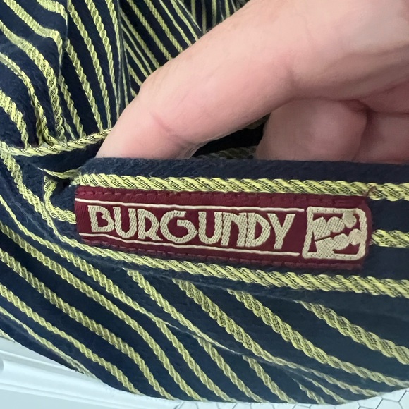 Ron Burgundy Dress Shirt. French Cuffs. 3X - Picture 7 of 8